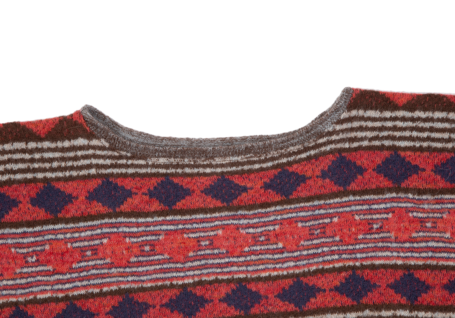 45rpm コットン編み　セーター　赤