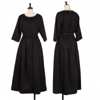  BALLSEY Cotton Gather Dress Black 36