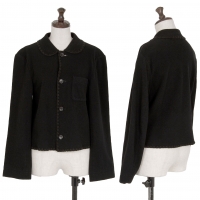  tricot COMME des GARCONS Embroidery Design Wool Jacket Black S-M