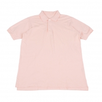  Papas One Point Logo Embroidery Seed Stitch Polo Shirt Pink M
