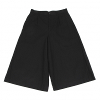  tricot COMME des GARCONS Wool Cotton Wide Cropped Pants (Trousers) Black S