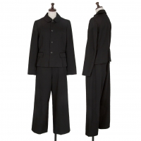  COMME des GARCONS Wool Gabardine Jacket & Pants Black M
