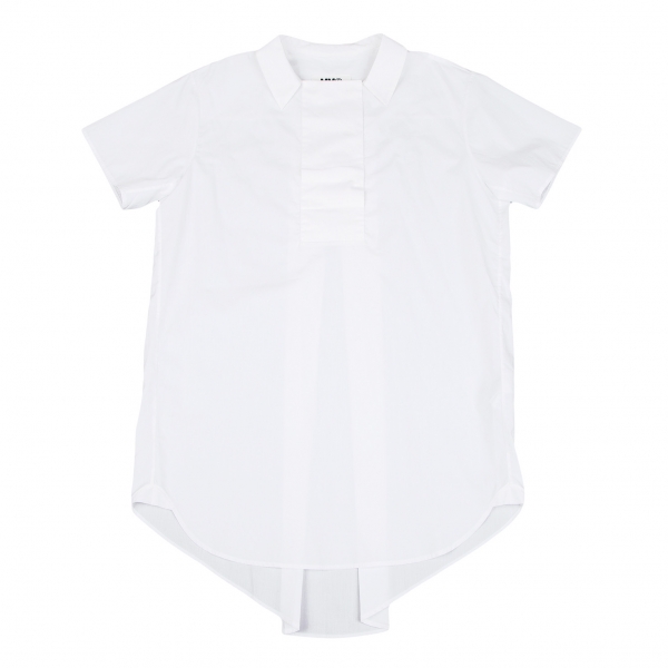 MM6 MAISON MARGIELA Placket Design Shirt Dress White    PLAYFUL