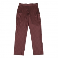  Jean-Paul GAULTIER HOMME Stretch Alternate Stripe Pants (Trousers) Red 48