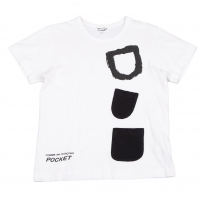  COMME des GARCONS POCKET Pocket Pasted T Shirt White M