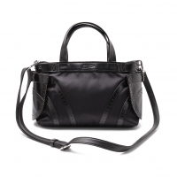  Jean Paul GAULTIER Detachable Side Pocket Design Bag Black 