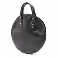  COMME des GARCONS Circle Synthetic Leather Bag Black 