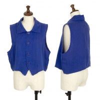 Plantation Gauze Vest (Waistcoat) Blue About M