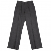  Yohji Yamamoto NOIR Wool Straight Pants (Trousers) Grey 3