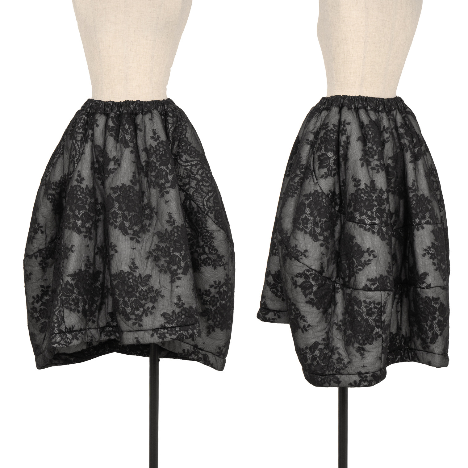 tricot COMME des GARCONS 花柄刺繍 ボリューム スカート - ロングスカート