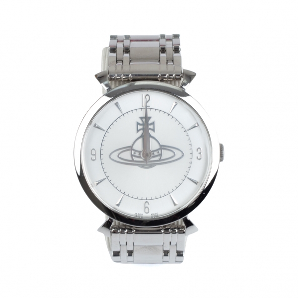 ヴィヴィアンウエストウッドVivienne Westwood CLASSIC オーブ文字盤腕時計 シルバー