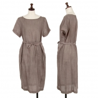  SENSOUNICO lilith Cotton Wrinkle Dress (Jumper) Mocha 38