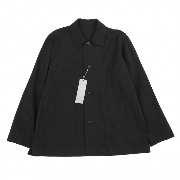 MARGARET HOWELL Compact Cotton Hemp Jacket Black S   PLAYFUL