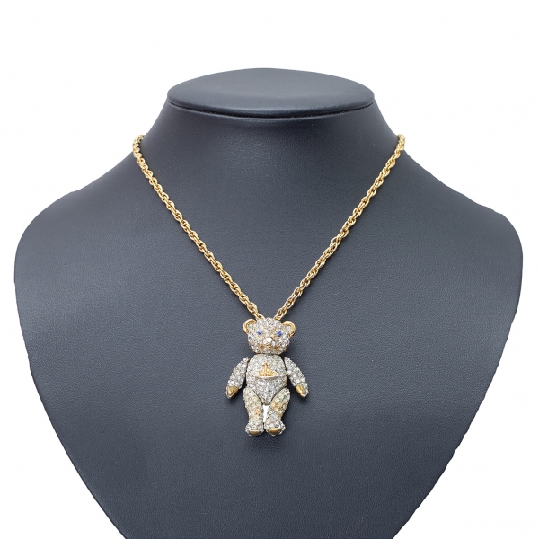 Buy Gold Large Teddy Bear Statement Necklace-bear Necklace, Statement  Jewelry, Gold Chunky Necklace Online in India - Etsy