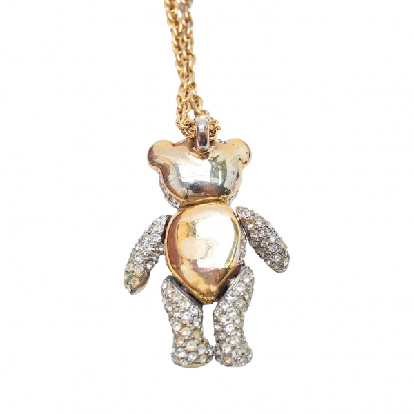Rare~vivienne westwood nana bling teddy bear necklace pendant With box |  eBay