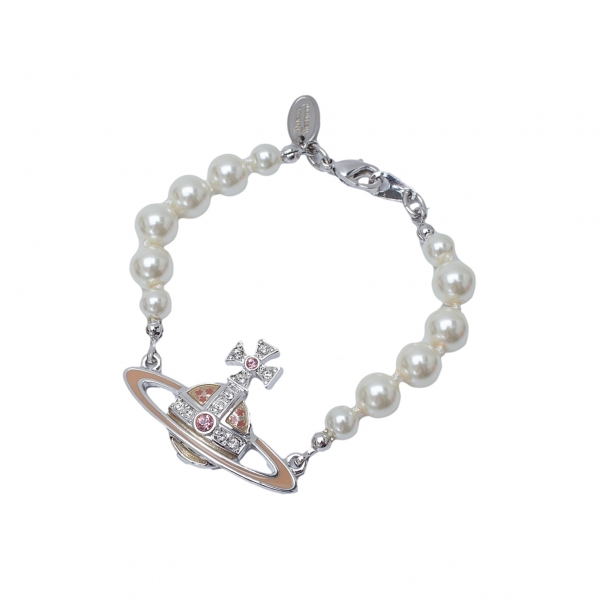 Vivienne Westwood Bass Relief Pearl Bracelet Second Hand / Selling