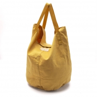  INGEBORG Logo Printed Hand Bag Mustard 