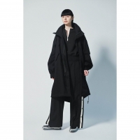  REGULATION Yohji yamamoto M-65 Type Cotton Loose Fit Coat (Jumper) Black 2