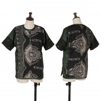  JUNYA WATANABE COMME des GARCONS Sequin Embroidery Switching Shirt Green S