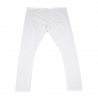  ASHA BY MDS Indian Cotton Waist String Dropped Crotch Pants (Trousers) White M
