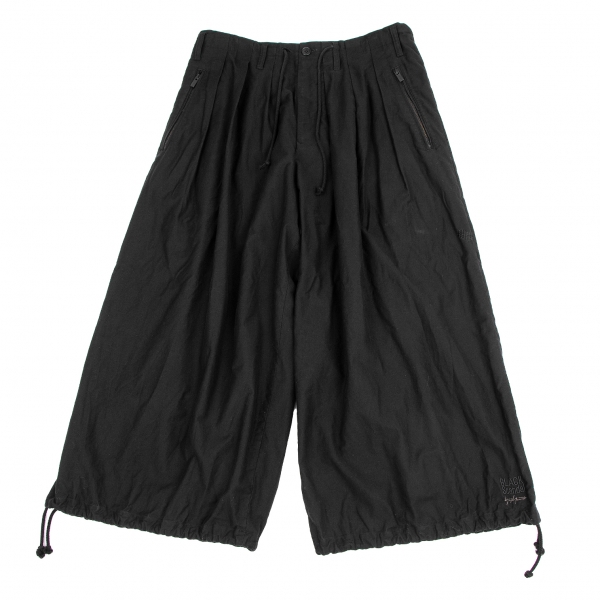 BLACK Scandal Yohji Yamamoto Twill Cotton Balloon Pants (Trousers