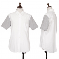 COMME des GARCONS Sleeve Switching Short Sleeve Shirt White M