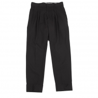  mercibeaucoup Wool Two Tuck Pants (Trousers) Black 0