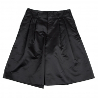  COMME des GARCONS Poly Shiny Tuck Shorts Black S