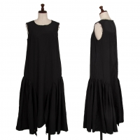  COMME des GARCONS Curve Switching Sleeveless Dress Black XS