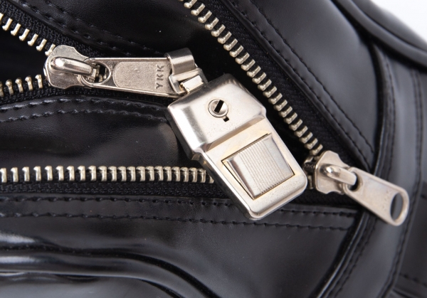 COMME des GARCONS x ace Double Zipper Design Bag Black,Red