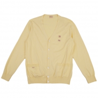  Papas Cotton Knit Cardigan Yellow 48M
