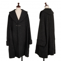  robe de chambre COMME des GARCONS Wool Shawl Collar Coat Charcoal M-L