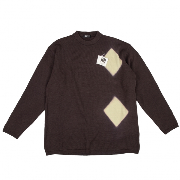 ISSEY MIYAKE MIYAKE DESIGN STUDIO Dyed Knit Sweater (Jumper) Brown ...