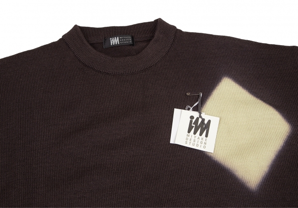 ISSEY MIYAKE MIYAKE DESIGN STUDIO Dyed Knit Sweater (Jumper) Brown ...