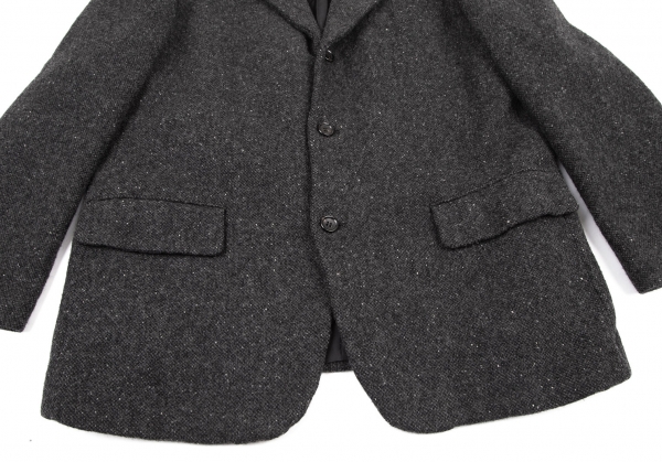 COMME des GARCONS HOMME Tweed Jacket Grey L | PLAYFUL