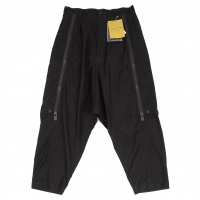  Yohji Yamamoto POUR HOMME Cotton Zip Dropped Crotch Pants (Trousers) Black 2