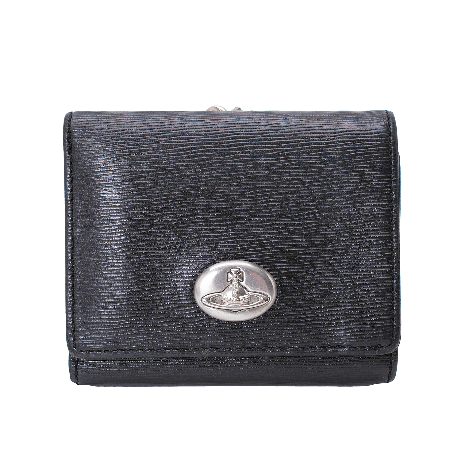 【新品】Vivienne Westwood  三つ折り財布　がま口　黒
