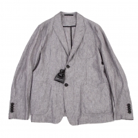  GIORGIO ARMANI Linen Jacket Grey 52