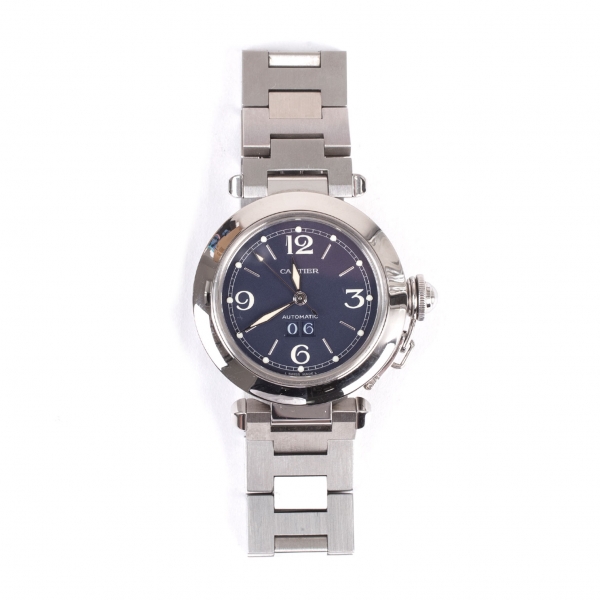 カルティエCartier W31047M7 パシャC 自動巻き 腕時計 シルバー