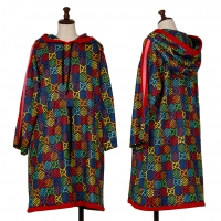 GUCCI Psychedelic GG Pattern Hooded Dress (Jumper) Multi-Color M
