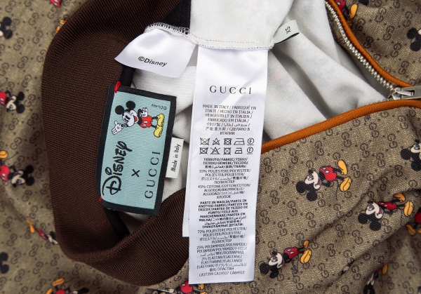 Gucci X Disney Cream Mickey Mouse Print Cotton Knit Hoodie XL