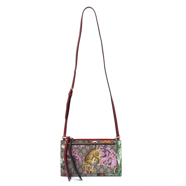 Gucci, Bags, Gucci Floral Gg Logo Shoulder Small Bag
