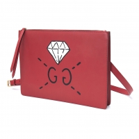  GUCCI 429004 Diamond GG Bag Red 