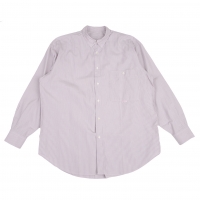 Papas Stripe Long Sleeve Shirt Purple M