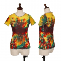  Jean-Paul GAULTIER FEMME Tropical Printed T-shirt Multi-Color 40