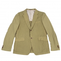  COMME des GARCONS HOMME Dyed Switching Nylon Jacket Beige M
