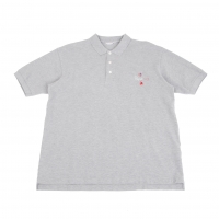  Papas Logo Embroidery Polo Shirt Grey 52LL