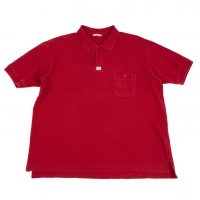  Papas Logo Patch Polo Shirt Red 52LL