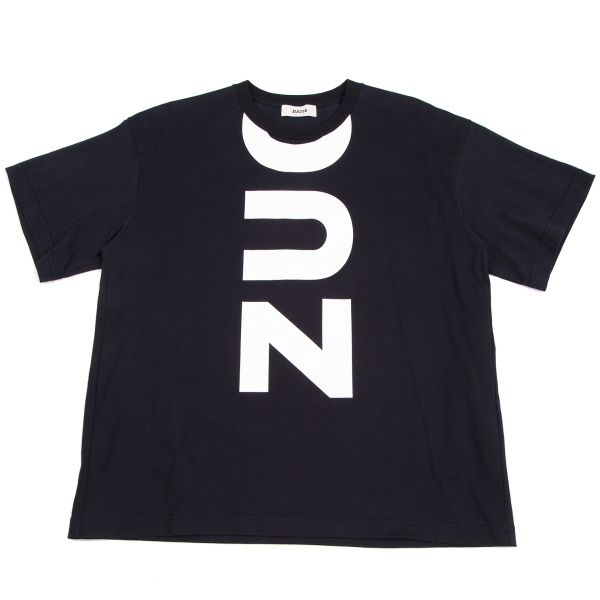 ズッカzucca ビッグロゴプリントTシャツ 黒M