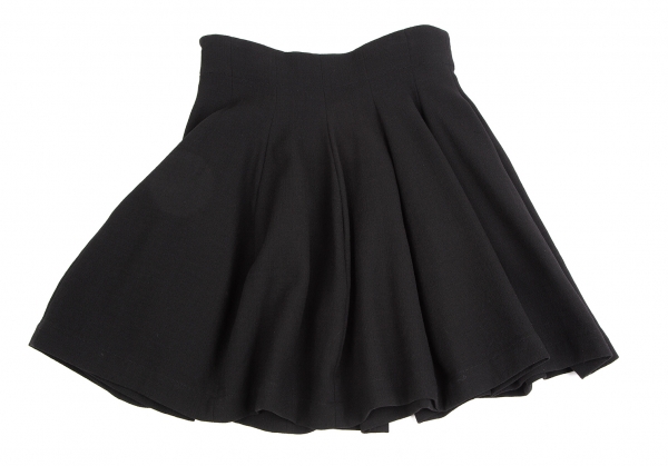 LIMI feu Wool Flare Mini Skirt Black S
